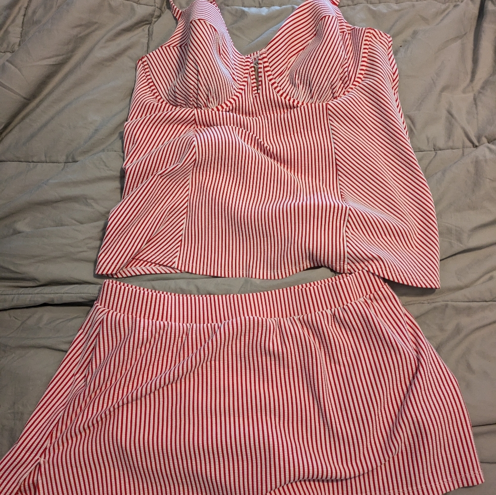 Lane Bryant 2 piece swim